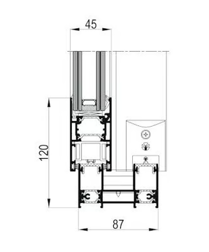 NC-S 120 STH MALTA - Patio door by METRA Building - view 3